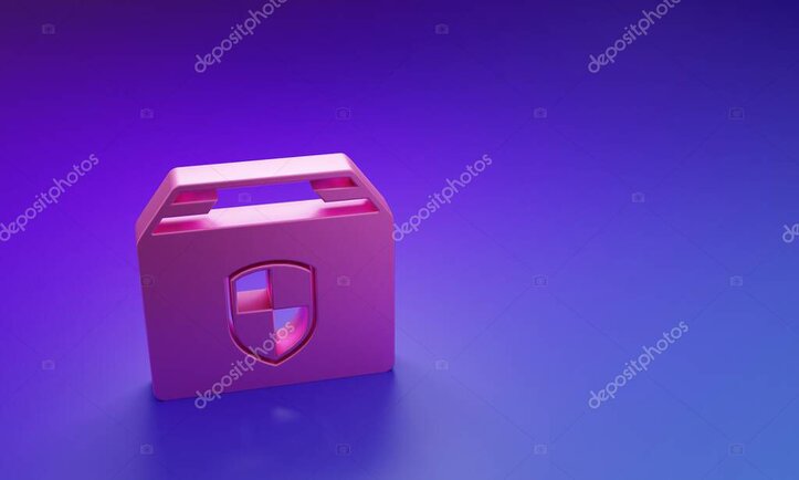 Scatola protetta con icona scudo